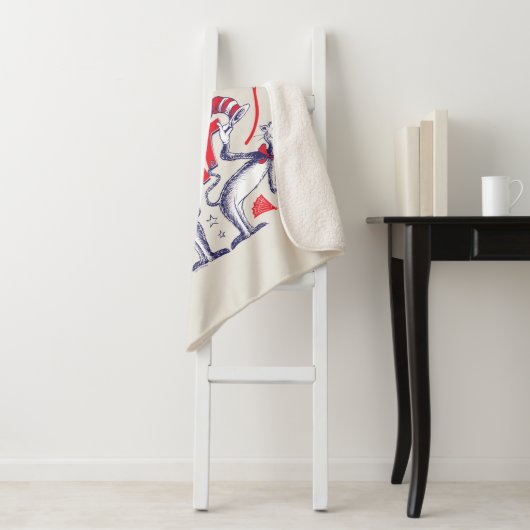 Katze im Hut| Er war mit einem Huttipp verschwunde Sherpadecke (Beispiel)