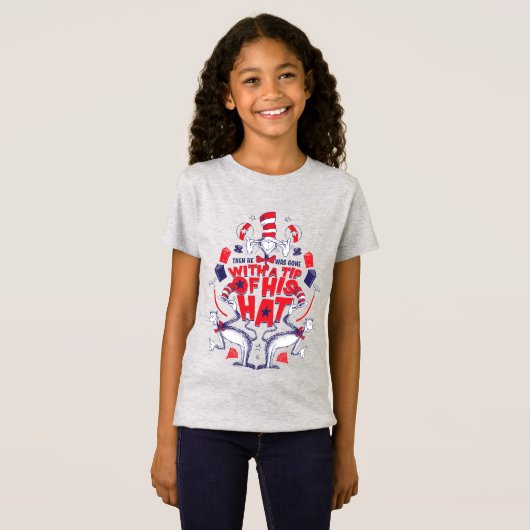 Katze im Hut| Er war mit einem Huttipp verschwunde T-Shirt (Vorne ganz)