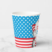 Katze im Hut | Es ist eine Baby-Dusche Pappbecher (Vorderseite)