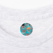 Katze im Hut Etiketten (Befestigt)