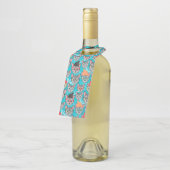 Katze im Hut Flaschenanhänger (Angewinkelt)