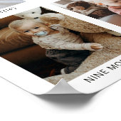 Katze im Hut | Foto Collage für Kinder im ersten J Poster (Ecke)