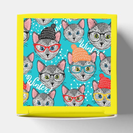 Katze im Hut Geschenkschachtel (Oben)