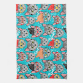 Katze im Hut Geschirrtuch (Vertikal)