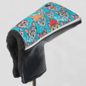 Katze im Hut Golf Headcover (3/4 Vorderseite)