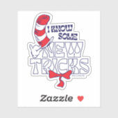 Katze im Hut | Ich kenne einige neue Tricks Aufkleber (Blatt)