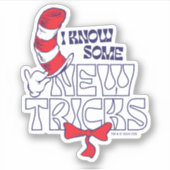 Katze im Hut | Ich kenne einige neue Tricks Aufkleber (Vorderseite)