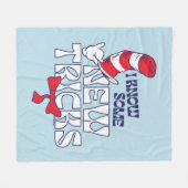 Katze im Hut | Ich kenne einige neue Tricks Fleecedecke (Vorderseite (Horizontal))