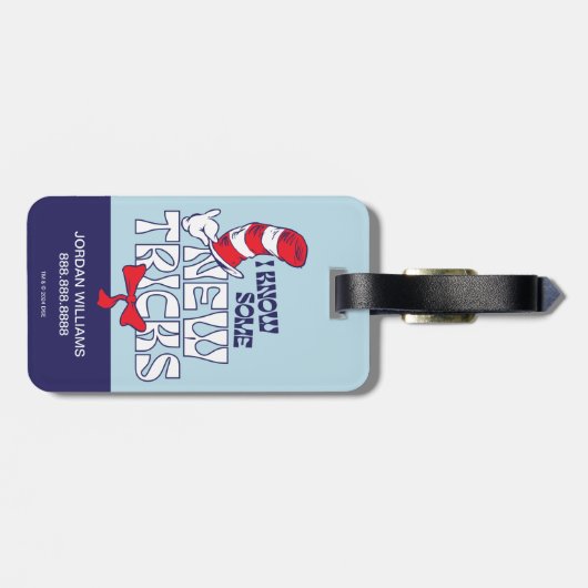 Katze im Hut | Ich kenne einige neue Tricks Gepäckanhänger (Rückseite horizontal)