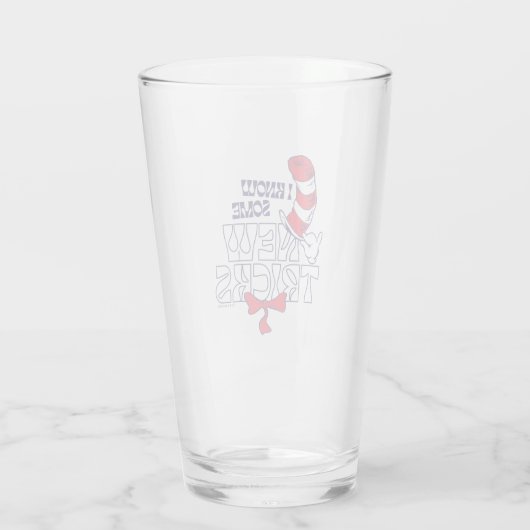 Katze im Hut | Ich kenne einige neue Tricks Glas (Rückseite)