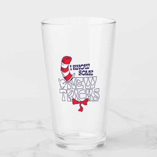 Katze im Hut | Ich kenne einige neue Tricks Glas (Vorderseite)