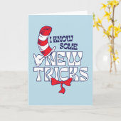 Katze im Hut | Ich kenne einige neue Tricks Karte (Gelbe Blume)