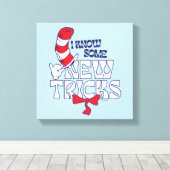 Katze im Hut | Ich kenne einige neue Tricks Leinwanddruck (Insitu (Holzboden))