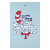 Katze im Hut | Ich kenne einige neue Tricks Mini Klemmbrett (Rückseite)