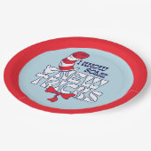 Katze im Hut | Ich kenne einige neue Tricks Pappteller (Schrägansicht)