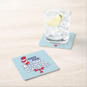 Katze im Hut | Ich kenne einige neue Tricks Rechteckiger Pappuntersetzer (Vor Ort)