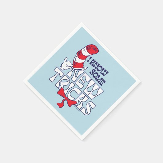 Katze im Hut | Ich kenne einige neue Tricks Serviette (Ecke)