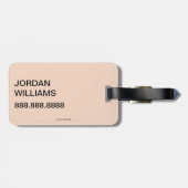 Katze im Hut | Katzentext Gepäckanhänger (Rückseite horizontal)