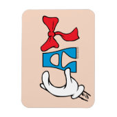 Katze im Hut | Katzentext Magnet (Vertikal)