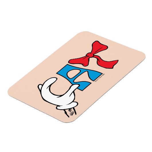 Katze im Hut | Katzentext Magnet (Linke Seite)