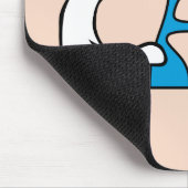 Katze im Hut | Katzentext Mousepad (Ecke)