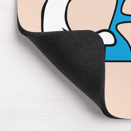 Katze im Hut | Katzentext Mousepad (Ecke)