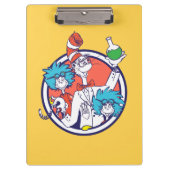 Katze im Hut & Labrador Tech One Labrador Tech Two Klemmbrett (Vorderseite)