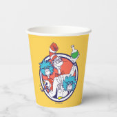 Katze im Hut & Labrador Tech One Labrador Tech Two Pappbecher (Rückseite)