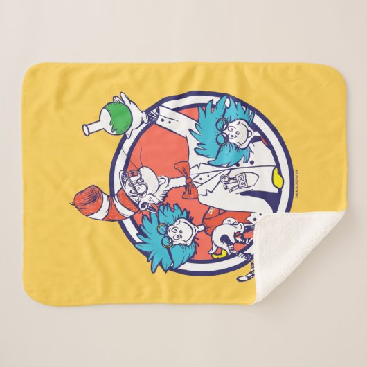 Katze im Hut & Labrador Tech One Labrador Tech Two Sherpadecke (Vorderseite (Horizontal))