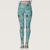 Katze im Hut Leggings (Vorderseite)