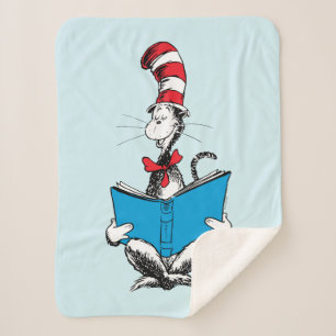 Katze im Hut Lesen Sherpadecke