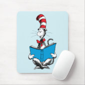 Katze im Hut liest Mousepad (Mit Mouse)