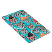 Katze im Hut Magnet (Rechte Seite)