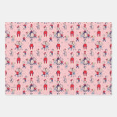 Katze im Hut | mit Kindermuster Geschenkpapier Set (Vorderseite 3)