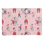 Katze im Hut | mit Kindermuster Kissenbezug (Vorderseite-Rechts)