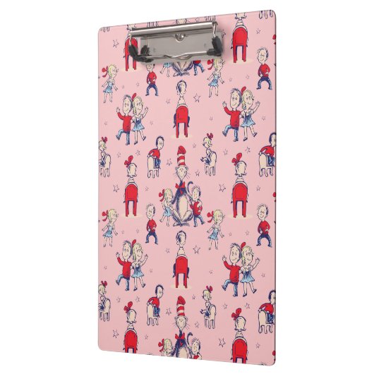 Katze im Hut | mit Kindermuster Klemmbrett (Links)