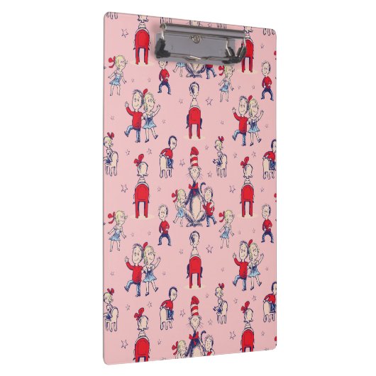 Katze im Hut | mit Kindermuster Klemmbrett (Rechts)