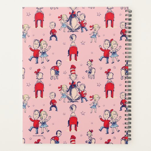 Katze im Hut | mit Kindermuster Planer (Rückseite)