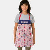 Katze im Hut | mit Kindermuster Schürze (Insitu)