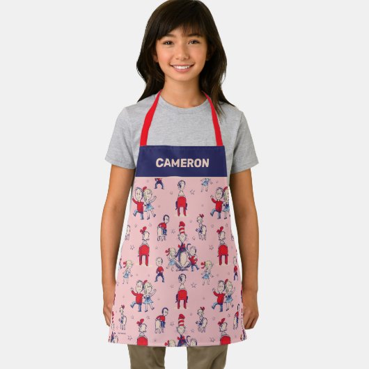 Katze im Hut | mit Kindermuster Schürze (Insitu)