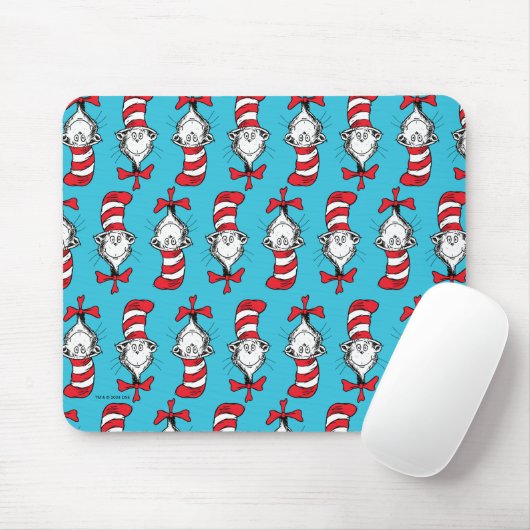 Katze im Hut Muster Mousepad (Mit Mouse)