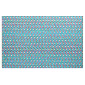 Katze im Hut Muster Stoff (Fat Quarter (45,7 x 55,9 cm))