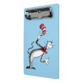 Katze im Hut nimmt einen Bow Mini Klemmbrett (Gewinkelt2)