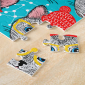 Katze im Hut Puzzle (Seite)