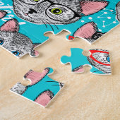 Katze im Hut Puzzle (Seite)
