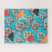 Katze im Hut Puzzle (Horizontal)