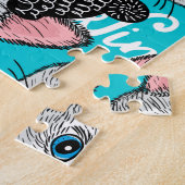 Katze im Hut Puzzle (Seite)