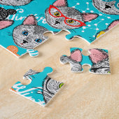 Katze im Hut Puzzle (Seite)