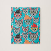 Katze im Hut Puzzle (Vertikal)