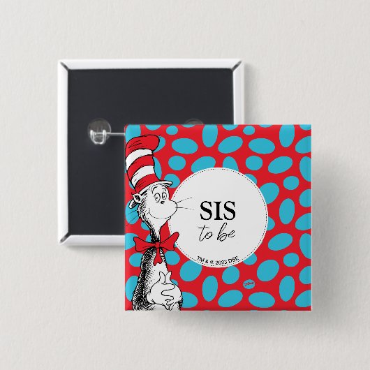 Katze im Hut | Register to be Button (Vorne & Hinten)